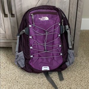 Purple Northface Borealis Backpack